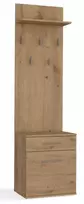 Top E Shop Pakaba + batų spintelė Duo ąžuolas artisan 180x50x35 cm prieškambaris