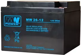 Akumuliatorius Mw Power Mw 26-12 12v 26ah Agm M5
