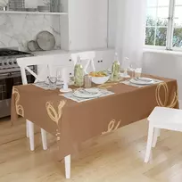 Le Jardin du Lin virtuvinis dekoratyvinis staltiesė rudos spalvos 140 x 160 cm - sukurta ir pagaminta Turkijoje