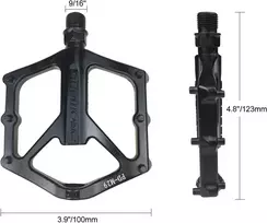 Platt Dviračių pedalai kalnų dviračiui, plento dviračiui, 2du Mtb pedalai su aliuminio lydinio platforma, Bmx/mtb pedalai su ašies skersmeniu 9/16 colio