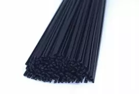 Pp plastiko lydmetalio viela, 500g, trikampis, juodas, 4mm