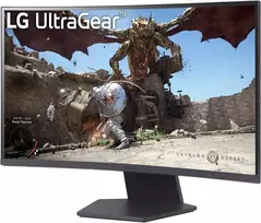 LG 27gs60qx-b.aeuq Ultragear™ lenktas Qhd žaidimų Va monitorius 27 colių (68,4 cm), 2560 x 1440, 16:9, 1 ms Gtg, 180 Hz, Hdr10, 300 cd/m² ryškumas (tip.), Amd Freesync, Dynamic Action Sync -