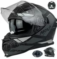 Nox Naxa F32 motociklo šalmas su sklendė, dydis S + Pinlock, homologacija 22.06
