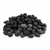 Akvariumo akmenukai vulkaninė lava juoda 10kg