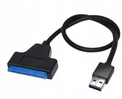Adapteris, usb 3.0 į sata 3 22 pin ssd hdd disko kabelis, usb jungtis