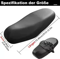 Universalus Motociklo Sėdynės Užvalkalas - Atsparus Vandeniui