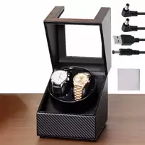 Automatinis laikrodžių rotorius 2 laikrodžiams, dėžutė, vitrina, tylus