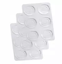 18x silikoninis būgnų komplektas Damper Gel Pad Jazz Drum Mute būgnininkui
