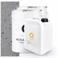 Mozaikinis sidabrinis tinkas su juoda žėrute M51 išorinis 2x 25kg + gruntas 13m2