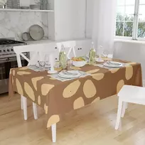 Le Jardin du Lin virtuvinis dekoratyvinis staltiesė rudos spalvos 140 x 160 cm - sukurta ir pagaminta Turkijoje