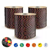 Juodas polipropileno pintas buriavimo lynas 14mm, 45m