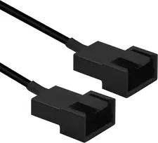 Pngknyocn 40cm usb į dual 3 pin / 4 pin pwm 5v usb adapterio kabelis su dėklu ir įjungimo/išjungimo jungikliu (2 vnt.)