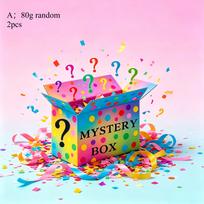 Hot New selling  surprise mysterious box, Fidget toy for simulating food, squeeze and pinch toy for relieving stress cute Gifts blue
