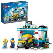 LEGO City automobilių plovimo mašinos žaislas, dovanos gimtadieniui, mokomasis kalėdinis kalėdinis berniukas, mergaitės, vaikai, 6 metai, 7 metai, 8 metai, 9 metai, miestas blue