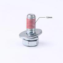 1/3 vnt. Samsung Lg būgninei skalbimo mašinai trikojo varžtas Plieninė centrinė ašis Fiksuotos dalys 12mm gray