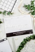 Savaitės planuoklis – 50 lapelių (juodai baltas)