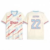 Ajax 2627 Season Netherlands Unisex Football Jersey Shirt,Men Women 3D Print Summer Sport Breathable Mesh Quick Drying Jersey L
