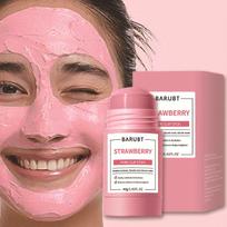 Natūrali kietoji molio kaukė su paprastuoju kiečiu, giliai valanti, poras valanti veido kaukė visų tipų odai Mud mask stick žemuogės