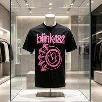 2026 Hot Selling Comfortable Cotton Breathable Blink 182 Blink 182 Punk Band Casual Tshirt for Unisex and Unisex Luxury Band 3XL gray
