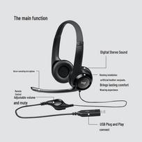 Logitech H390 Wired USB Computer Headset