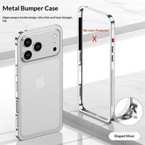 Itin plonas aliuminio rėmelis Metalinis buferio dėklas IPhone 17 Pro Max Air 16 15 14 13 12 Pro Max aluminum&iPhone Air