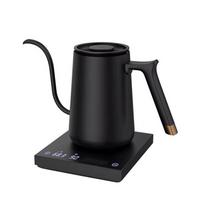 600ml Electric Smart Fish Pour Kettle Neck Variable Temperature Adjustment Boil Coffee Pot | Coffee Pots black