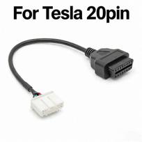 OBD2 Adapter Diagnostic Connect Cable For Tesla 12pin/20pin/26pin/ 1 to 3 Splitter For Autel/LAUNCH Xtool EV Scan Tools