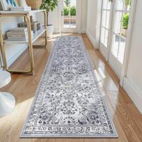 Senovinis persiškas gėlių rašto kilimas koridoriui neslystantis kilimėlis lengvai valomas virtuvės miegamojo kilimas namų dekoravimas 60x220cm 24x87inch