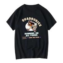 Quadrobics Running On All Fours Therian T-Shirt M black