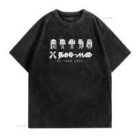 Nauja grupė Maid JAV turas 2022 m. Japonų rokas Juodi marškinėliai Dydis S 5XL vintage Skalbti Unisex Kvėpuojantys Tampomi Stilingi homme M black