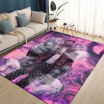 KARŠTAS Juice WRLD 999 Legendinis Raperis Žvaigždė Kilimas Kilimas Svetainei Miegamajam Namų Dekoras, Vaikams Žaisti Neslystantis Sofai Durų Kilimėlis 70x100cm( 27x39in )