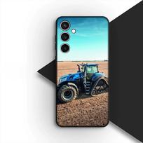 Minkštas dėklas Motorola Moto G86 G57 E14 E15 G14 G34 G67 G84 G24 A54 G15 Power E22 Dėklas Telefonui Ūkio Transporto Priemonės Traktoriai Motorola Moto G67 Power blue