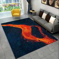 Ugnikalnio Lavo Magmos Iliuzijos Plotas Kilimas Didelis, Kilimas Kilimas Svetainei Miegamajam Sofai Durų Kilimėlis Dekoras, Neslystantis Grindų Kilimėlis Dovana 70x100cm(27x39im)