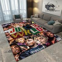 3D Rapper Juice Wrld 999 Carpet Non-slip carpet Yoga mat carpets for living room area rug Door pad bedroom decor birthday gift 100x120cm