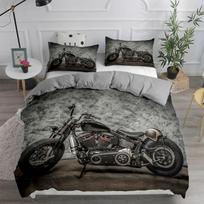 Motociklų Grožio Antklodės Užvalkalų Rinkinys 2/3 Vnt. Antklodė Lovos Patalynė 100% Aukštos Kokybės Super Minkštas Patogus Patalynės Rinkiniai Karštas AU Double(180*210cm)3pcs