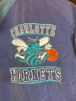 90-ųjų Hornets marškinėliai, pagaminti JAV, dydis M M blue