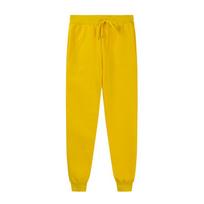 Unisex JAV dydžio sportinės ir laisvalaikio vilnos kelnės bėgimui ir fitnesui, Rudens/Žiemos kolekcija XL to M, Down 2 Sizes yellow
