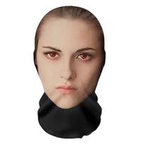 3D raštuotas tinklelio veido kaukė, galvos apdangalas, vakarėlio, cosplay rekvizitai, juokingas veidas, atspausdintas galvos šalikas, garsus žmogus, ledo šilko apsauga nuo saulės, galvos kaukė as the picture-One size