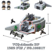 Kariniai Tankai Stuart SdKfz251 PanzerVI Sherman JAV Armija Quan Guan Antrojo Pasaulinio Karo Kareivis Figūrėlė Mastelio Modelis Statybinis Kaladėlė plyta vaikas Vaikų Žaislas