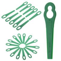 200/100/50/10 vnt. / Pakuotės pjovimo peiliukai žolės žoliapjovės peilis sodo įrankių dalys Plastikiniai pjovimo peiliai žoliapjovėms krūmapjovės atsarginė dalis 50pcs žalia