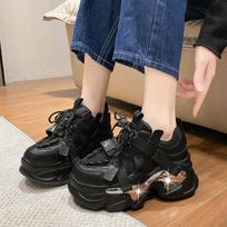 Hot selling special offer 2024new spring autumn thick soled lightweight casual sports shoes youthful and beautiful women's shoes 40 juoda