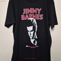 Jimmy Barnes Soul Deep 30 Band T Shirt Size L Australian Rock Singer Music Vintage Designer Clothes Fashion Soft 4XL white