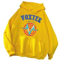 Hazbin Hotel VOX Retro Signal Logo Hoody Vyras Wo M geltona