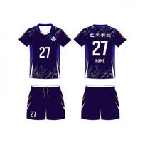 Women Men Volleyball Jersey Set Short Sleeve Training Uniform Custom Print Number Name Gym Sports 4XL