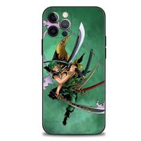 Telefono dėklas iPhone 12 13 11 pro max XR X XSmax 8 7 6 6s plus SE 5 5s Dangtelis Silikoninis Funda Japonų Anime One Piece Luffy Zoro iPhone 11