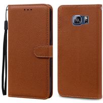 S6 Edge dėklas Samsung Galaxy S6 Edge dėklui G925 Odinis atverčiamas piniginės dėklas Samsung S6 S 6 edge dėklui G920 Piniginės dangtelis Fundas For Samsung S6