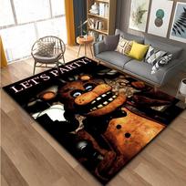 3D FNAF-Five-nights-At-Freddys Rašto Kilimas Didelio Ploto Kilimas Svetainei Vaikų Miegamajam Sofai Virtuvei Dekoruoti Neslystantis Kilimėlis Dovana 60cm x 90cm