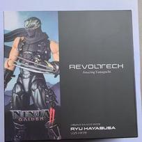 Revoltech Amazing Yamaguchi Ryu Hayabusa Ninja KO Articulated Action Figures Exquisite Model Kit Boy Collectible Trendy Toy Gift gray