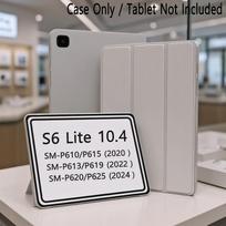 Case for Samsung Galaxy Tab S6 Lite 10.4 2024 2022 2020 (SM-P620/P625/P613/P619/P615/P610), Trifold Stand Folio Soft TPU Case Tab S6 Lite 10.4