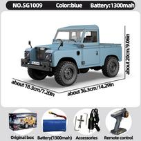 SG1009 SG1010 1/10 4WD RC car Defender RTR 2.4GHz Remote Control Off-Road Truck with LED Lights Metal Chassis Climbing Car Gift